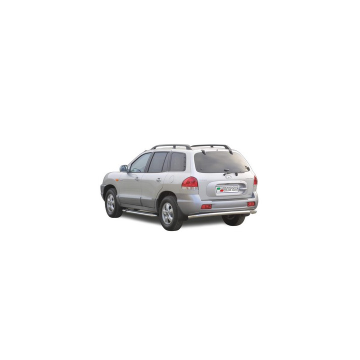 Rear Protection Bar, Misutonida 4x4 Rear Bumper, Color Silver, Hyundai Santa Fe - EDK.ro