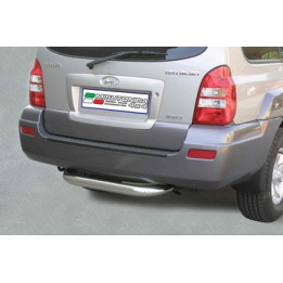 Rear Protection Bar, Misutonida 4x4 Rear Bumper, Color Silver, Hyundai Terracan - EDK.ro