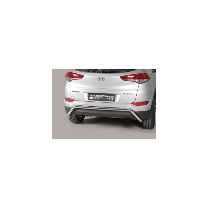 Rear Protection Bar, Misutonida 4x4 Rear Bumper, Color Black, Hyundai Tucson - EDK.ro