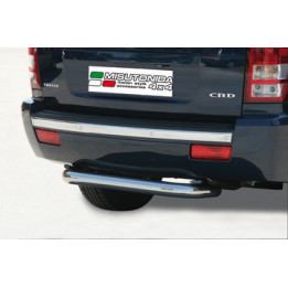 Rear Protection Bar, Misutonida 4x4 Rear Bumper, Color Silver, Jeep Grand Cherokee - EDK.ro