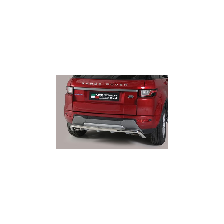 Rear Protection Bar, Misutonida 4x4 Rear Bumper, Color Black, Land Rover Range Rover Evoque - EDK.ro