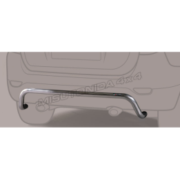 Rear Protection Bar, Misutonida 4x4 Rear Bumper, Color Silver, Mazda B2500 - EDK.ro