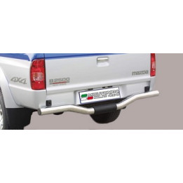 Rear Protection Bar, Misutonida 4x4 Rear Bumper, Color Silver, Mazda B2500 - EDK.ro