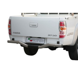 Rear Protection Bar, Misutonida 4x4 Rear Bumper, Color Silver, Mazda BT-50 2009 - 2012 - EDK.ro