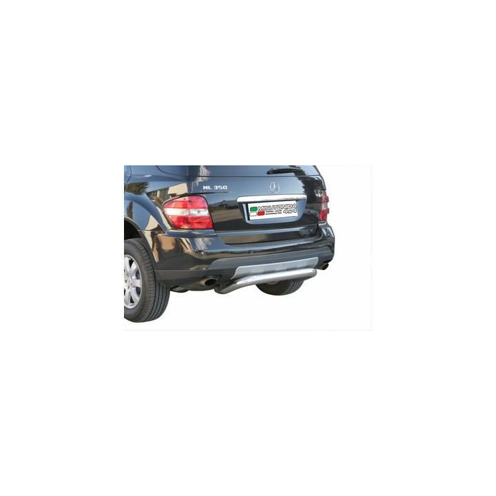 Rear Protection Bar, Misutonida 4x4 Rear Bumper, Color Silver, Mercedes-Benz ML - EDK.ro