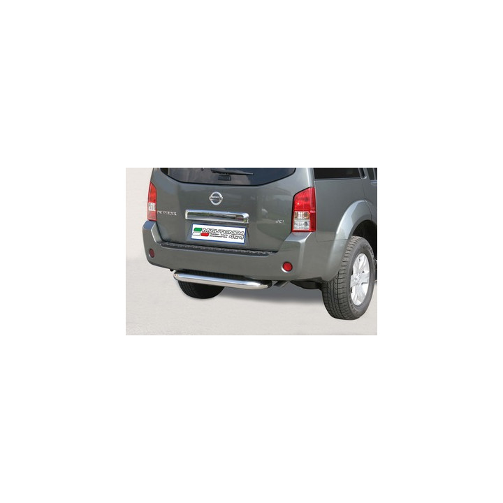 Rear Protection Bar, Misutonida 4x4 Rear Bumper, Color Silver, Nissan Pathfinder - EDK.ro