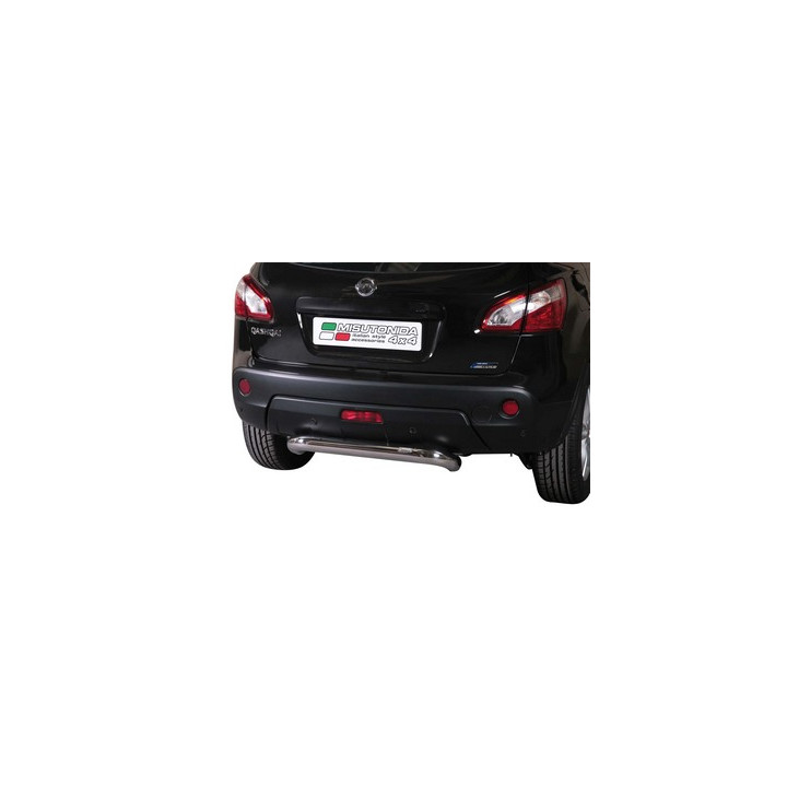 Rear Protection Bar, Misutonida 4x4 Rear Bumper, Color Silver, Nissan Qashqai - EDK.ro