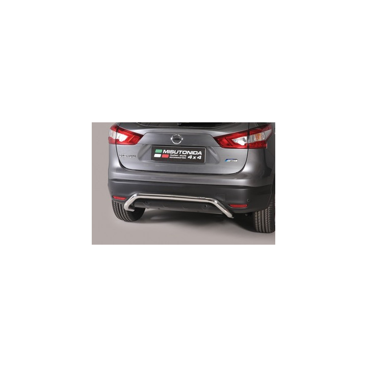 Bară de Protecție Spate, Misutonida 4x4 Rear Bumper, Culoare Argintiu, Nissan Qashqai - EDK.ro