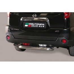 Rear Protection Bar, Misutonida 4x4 Rear Bumper, Color Silver, Nissan X-Trail - EDK.ro