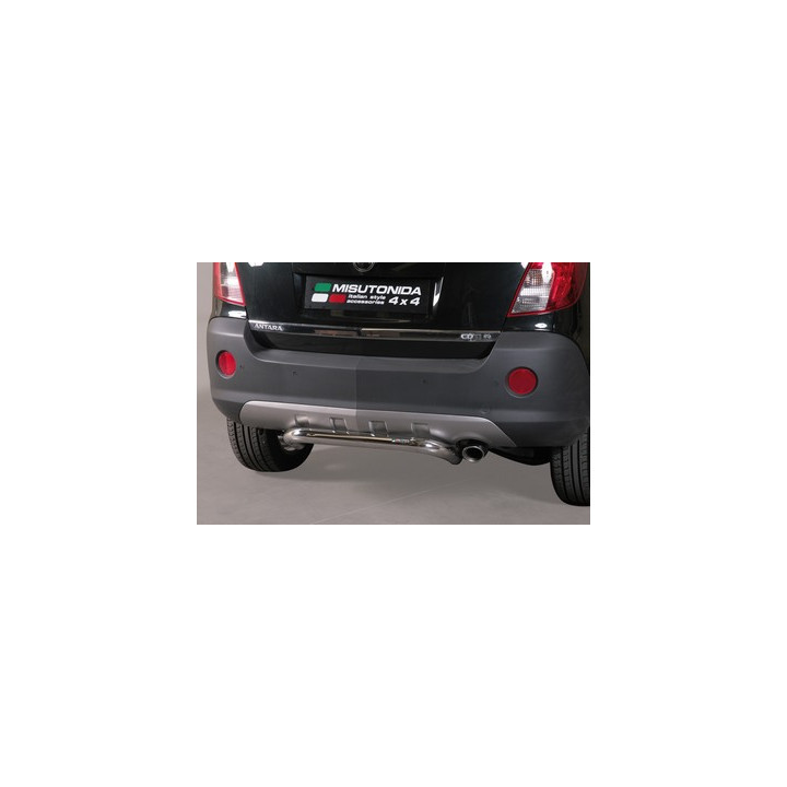 Rear Protection Bar, Misutonida 4x4 Rear Bumper, Color Silver, Opel Antara - EDK.ro