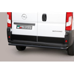 Rear Protection Bar, Misutonida 4x4 Rear Bumper, Color Black, Opel Movano 2022 - 2023 - EDK.ro