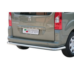 Rear Protection Bar, Misutonida 4x4 Rear Bumper, Color Silver, Peugeot Partner - EDK.ro