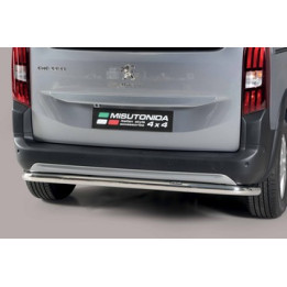 Bară de Protecție Spate, Misutonida 4x4 Rear Bumper, Culoare Argintiu, Peugeot Rifter 2018 - Prezent - EDK.ro