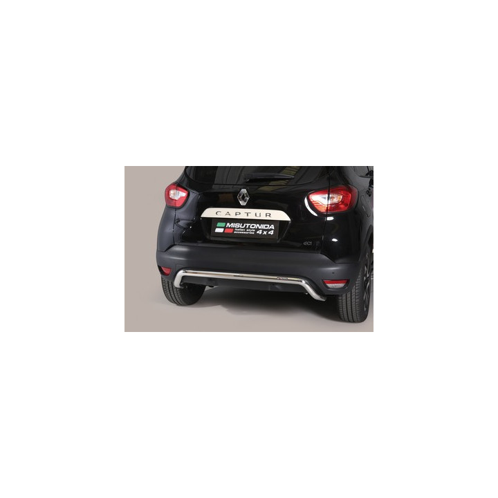 Rear Protection Bar, Misutonida 4x4 Rear Bumper, Color Silver, Renault Captur - EDK.ro