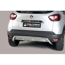 Rear Protection Bar, Misutonida 4x4 Rear Bumper, Color Black, Renault Captur - EDK.ro