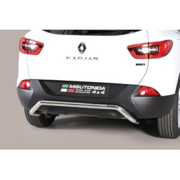 Rear Protection Bar, Misutonida 4x4 Rear Bumper, Color Silver, Renault Kadjar - EDK.ro