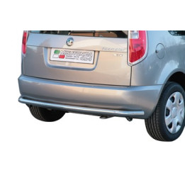 Rear Protection Bar, Misutonida 4x4 Rear Bumper, Color Silver, Škoda Roomster - EDK.ro