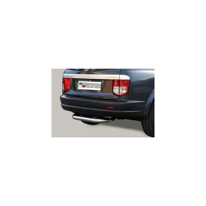 Rear Protection Bar, Misutonida 4x4 Rear Bumper, Color Silver, SsangYong Kyron - EDK.ro