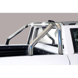 Rear Protection Bar, Misutonida 4x4 Rear Bumper, Color Silver, SsangYong Musso - EDK.ro