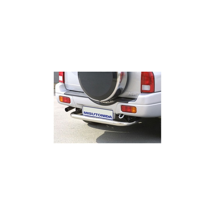 Rear Protection Bar, Misutonida 4x4 Rear Bumper, Color Black, Suzuki Grand Vitara 1998 - 2005 - EDK.ro