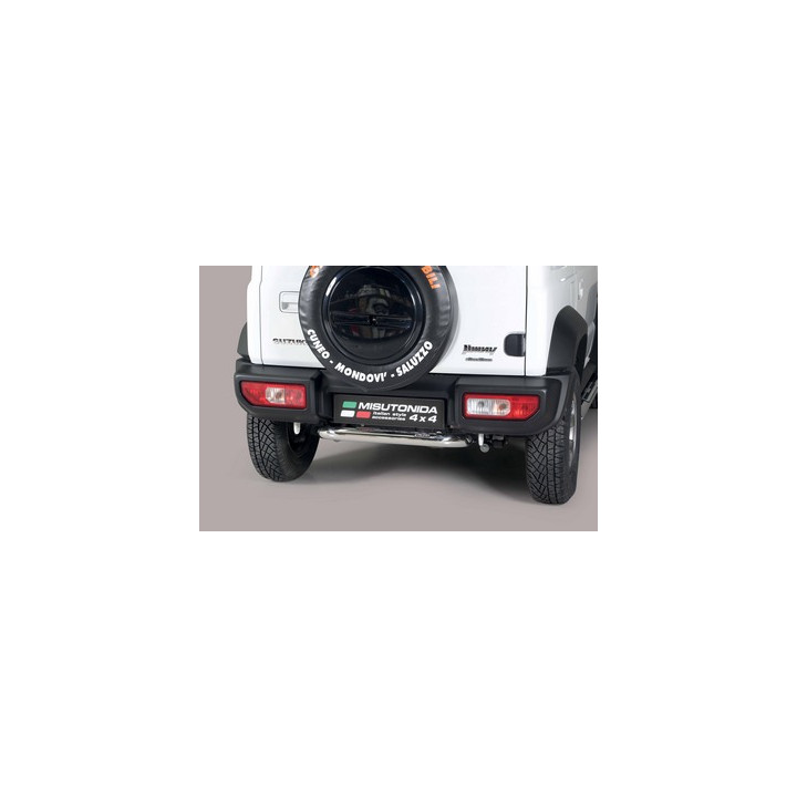 Rear Protection Bar, Misutonida 4x4 Rear Bumper, Color Silver, Suzuki Jimny - EDK.ro