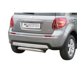 Rear Protection Bar, Misutonida 4x4 Rear Bumper, Color Black, Suzuki SX4 - EDK.ro