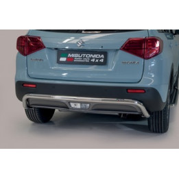 Rear Protection Bar, Misutonida 4x4 Rear Bumper, Color Silver, Suzuki Vitara - EDK.ro
