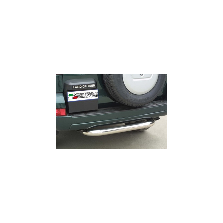Rear Protection Bar, Misutonida 4x4 Rear Bumper, Color Black, Toyota Land Cruiser 120 2003 - 2008 - EDK.ro