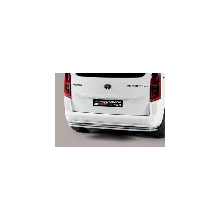 Rear Protection Bar, Misutonida 4x4 Rear Bumper, Color Silver, Toyota ProAce City - EDK.ro