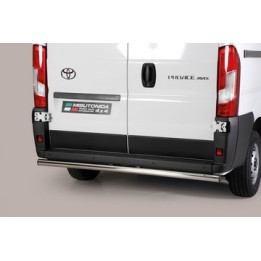 Rear Protection Bar, Misutonida 4x4 Rear Bumper, Color Silver, Toyota Proace City Max 2024 - Present - EDK.ro