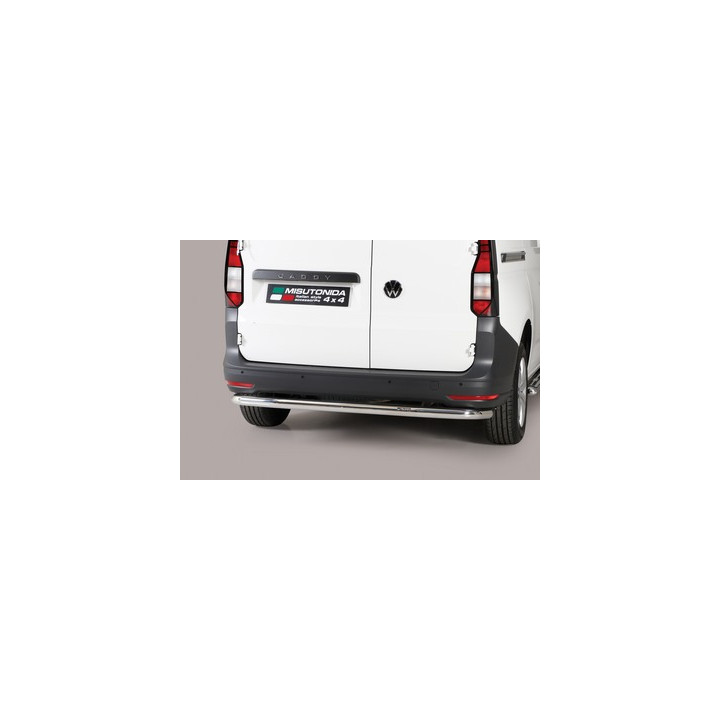 Rear Protection Bar, Misutonida 4x4 Rear Bumper, Color Silver, Volkswagen Caddy 2021 - Present - EDK.ro