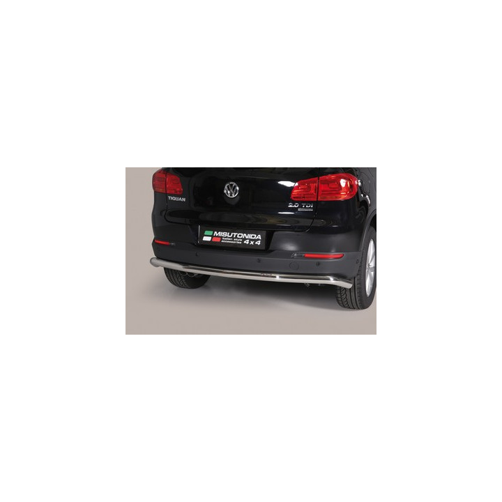 Rear Protection Bar, Misutonida 4x4 Rear Bumper, Color Black, Volkswagen Tiguan - EDK.ro