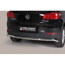 Rear Protection Bar, Misutonida 4x4 Rear Bumper, Color Silver, Volkswagen Tiguan - EDK.ro