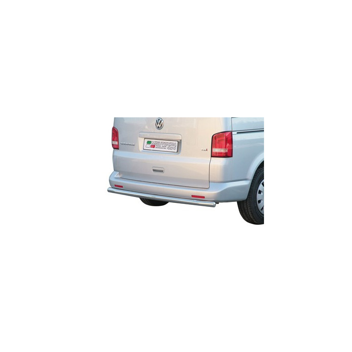 Rear Protection Bar, Misutonida 4x4 Rear Bumper, Color Silver, Volkswagen Transporter T5 2010 - Present - EDK.ro