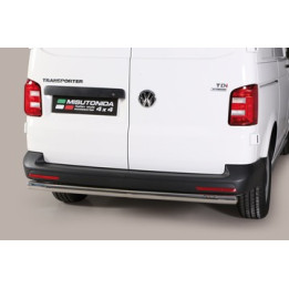 Rear Protection Bar, Misutonida 4x4 Rear Bumper, Color Silver, Volkswagen Transporter T6.1 2019 - 2021 - EDK.ro