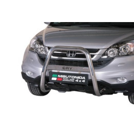 EC Homologated Bullbar, Misutonida 4x4 High Medium Bar, Color Black, Honda CR-V - EDK.ro