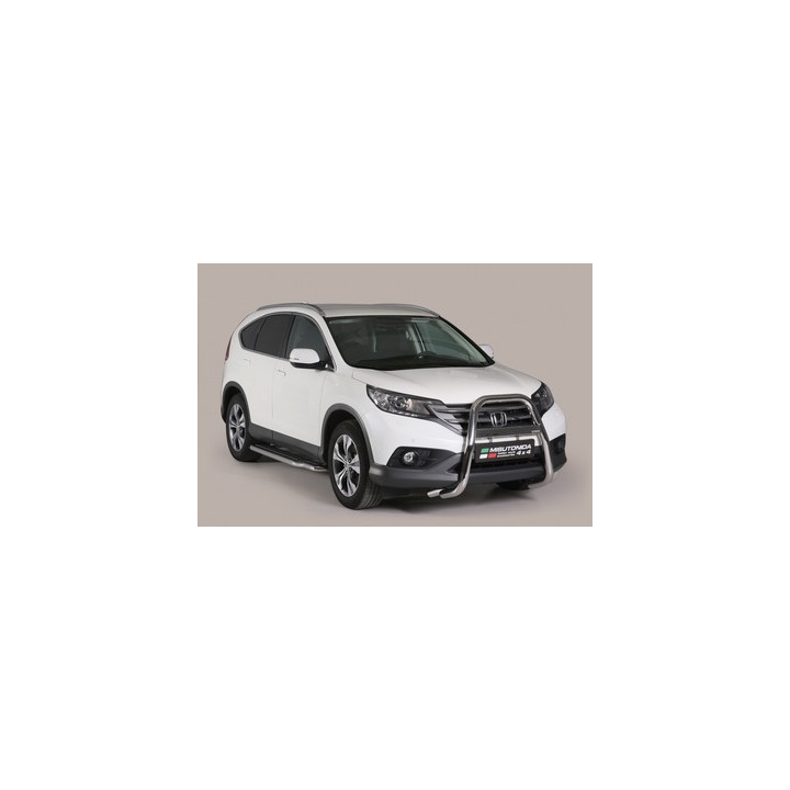 EC Homologated Bullbar, Misutonida 4x4 High Medium Bar, Color Silver, Honda CR-V - EDK.ro