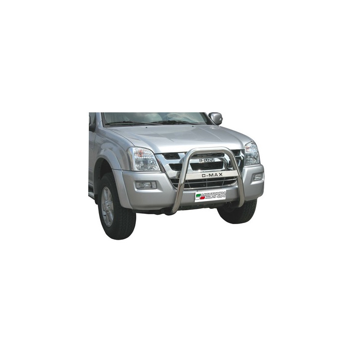 Bullbar Omologat RAR, Misutonida 4x4 High Medium Bar, Culoare Argintiu, Isuzu D-Max - EDK.ro