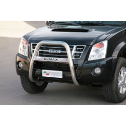 EC Homologated Bullbar, Misutonida 4x4 High Medium Bar, Color Silver, Isuzu D-Max - EDK.ro