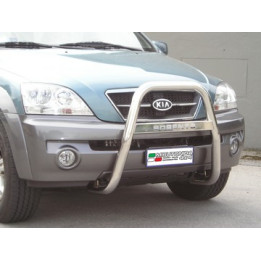 EC Homologated Bullbar, Misutonida 4x4 High Medium Bar, Color Silver, Kia Sorento - EDK.ro
