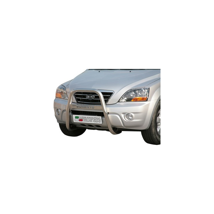 EC Homologated Bullbar, Misutonida 4x4 High Medium Bar, Color Silver, Kia Sorento - EDK.ro