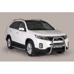 EC Homologated Bullbar, Misutonida 4x4 High Medium Bar, Color Silver, Kia Sorento - EDK.ro