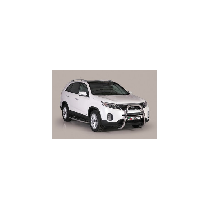 EC Homologated Bullbar, Misutonida 4x4 High Medium Bar, Color Silver, Kia Sorento - EDK.ro