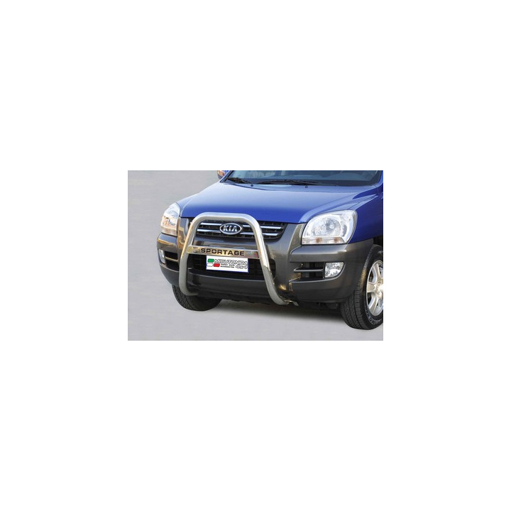 Bullbar Omologat RAR, Misutonida 4x4 High Medium Bar, Culoare Negru, Kia Sportage - EDK.ro