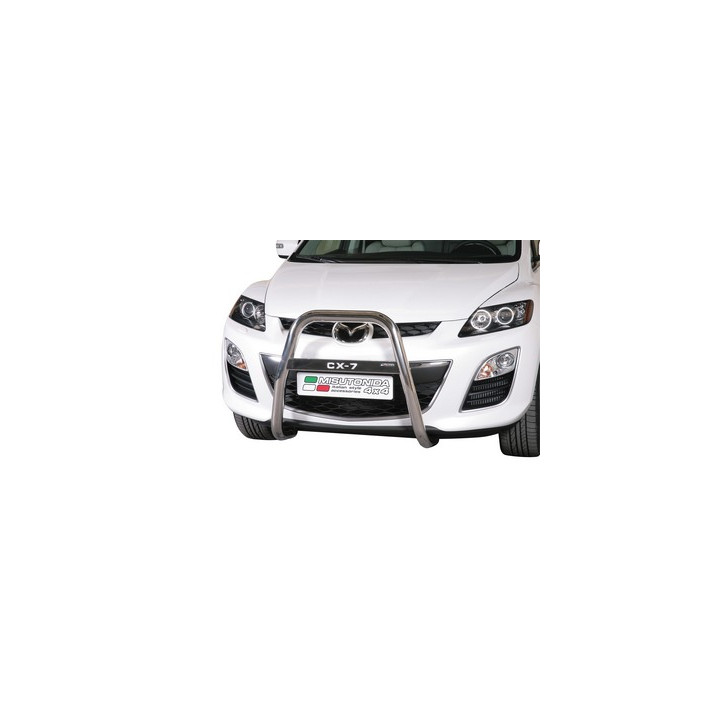 EC Homologated Bullbar, Misutonida 4x4 High Medium Bar, Color Black, Mazda CX7 - EDK.ro
