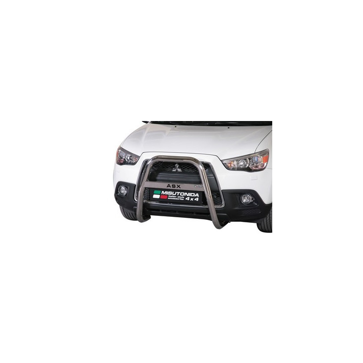 EC Homologated Bullbar, Misutonida 4x4 High Medium Bar, Color Black, Mitsubishi ASX - EDK.ro