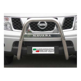 Bullbar Omologat RAR, Misutonida 4x4 High Medium Bar, Culoare Argintiu, Nissan Navara 2005 - 2010 - EDK.ro