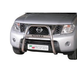 Bullbar Omologat RAR, Misutonida 4x4 High Medium Bar, Culoare Argintiu, Nissan Navara 2010 - 2015 - EDK.ro