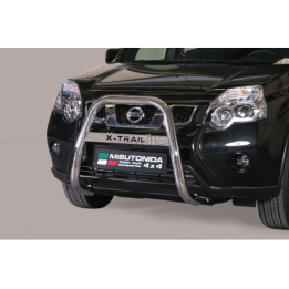 EC Homologated Bullbar, Misutonida 4x4 High Medium Bar, Color Silver, Nissan X-Trail - EDK.ro