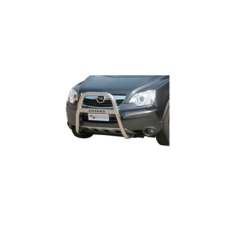 EC Homologated Bullbar, Misutonida 4x4 High Medium Bar, Color Silver, Opel Antara - EDK.ro